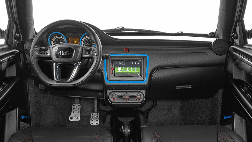 Intérieur voiture sans permis sportive - Ligier